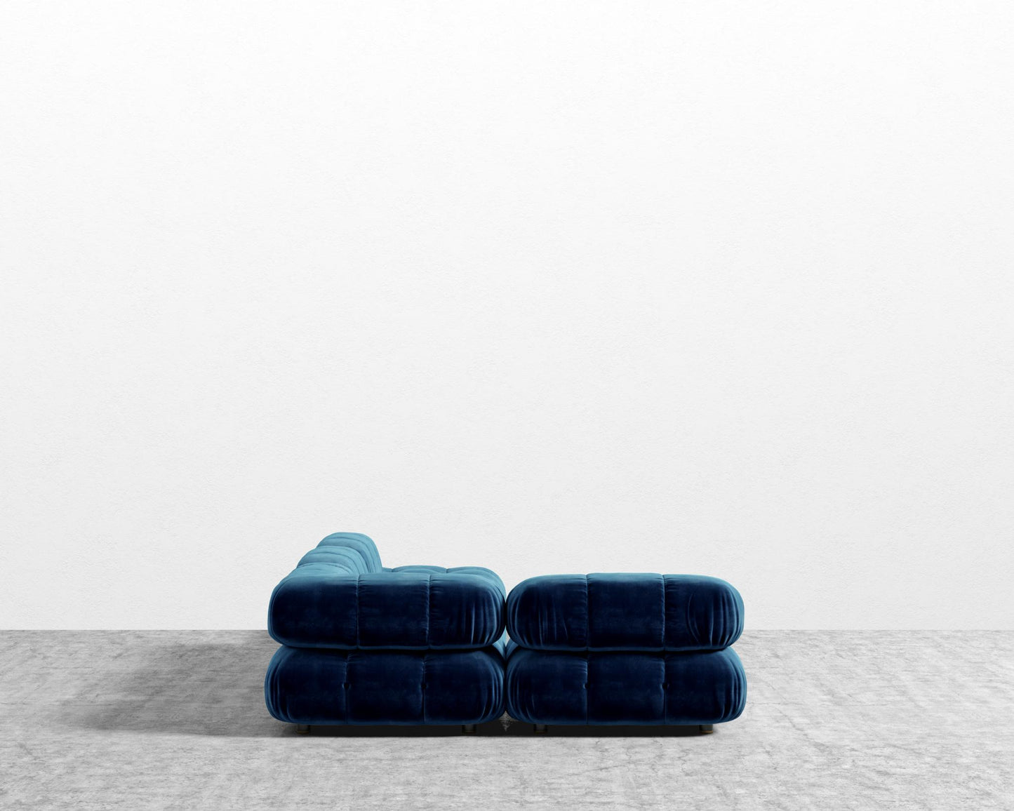 Belia Modular Sectional - Plush Velvet - Cobalt