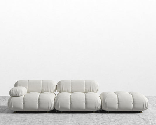 Belia Open End Sofa - Open Left, Modern Felt - Alesund