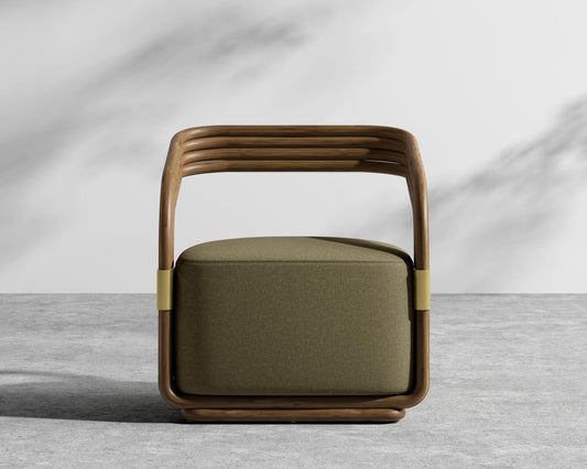 Curva Outdoor Lounge Chair - Outdoor Fabric - Fresco