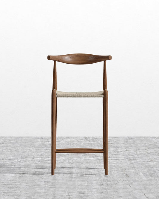 Elbow Counter Stool - Woven