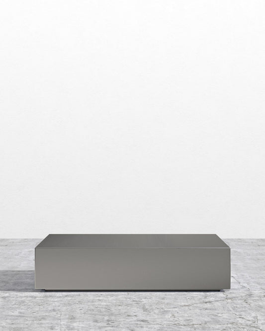 Liza Coffee Table - Brushed Stainless Steel