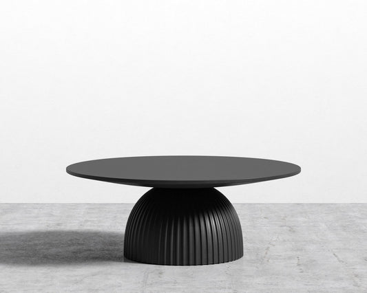 Gallus Coffee Table - Black Concrete, 29"
