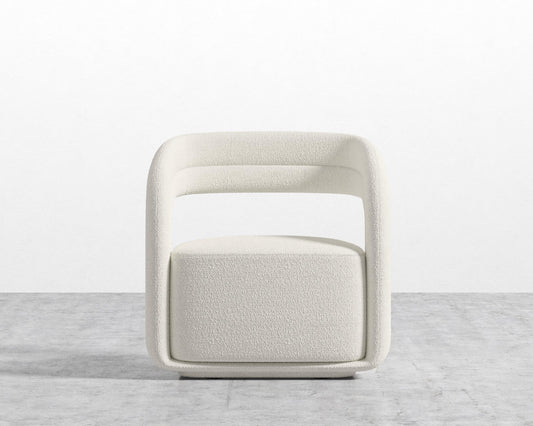 Mia Lounge Chair - Chatou Bouclé - Pearl