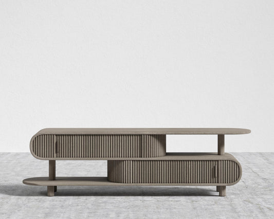 Noelle TV Stand - Grey Oak Veneer