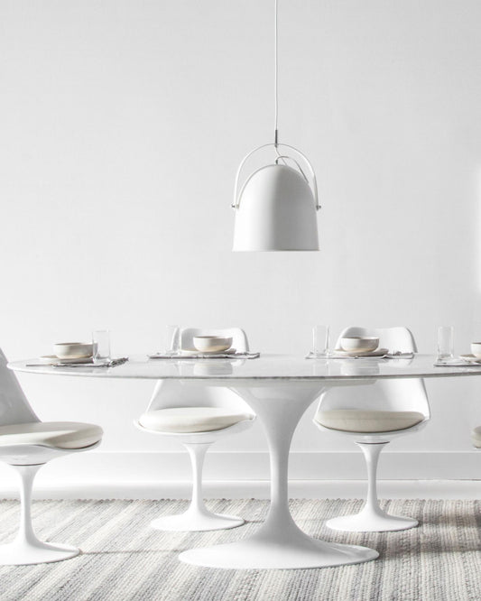 Tulip Table Oval - Carrara